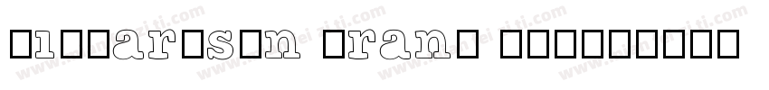 Richardson Brand Acc字体转换